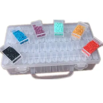 

Storage Box Case Holder Container Pills Jewelry Box Nail Art Tips 64 Grids Organizer Nail Art Tips Box Storage 2020