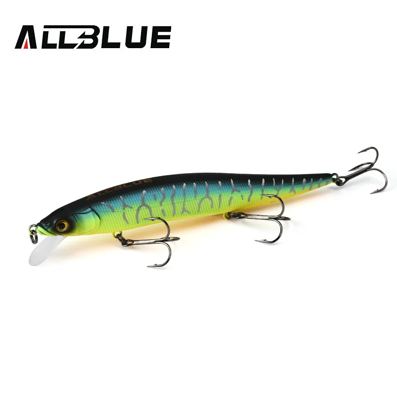 ALLBLUE MIHAWK MAGNUM 130F Fishing Lure Jerkbait 130mm 16.5g Floating Wobbler Minnow Bass Pike Bait Tackle MUSTAD Hooks | Спорт и