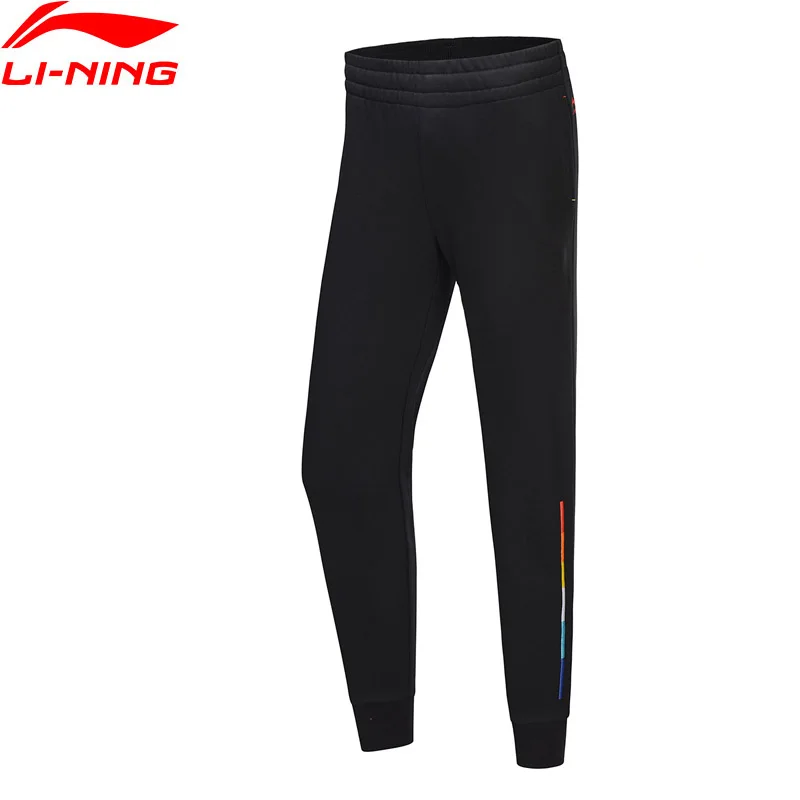

Li-Ning Women The Trend Sweat Pants Loose Fit 64% Polyester 36% Cotton Winter Warm LiNing Sports Pants AKLP472 COND19