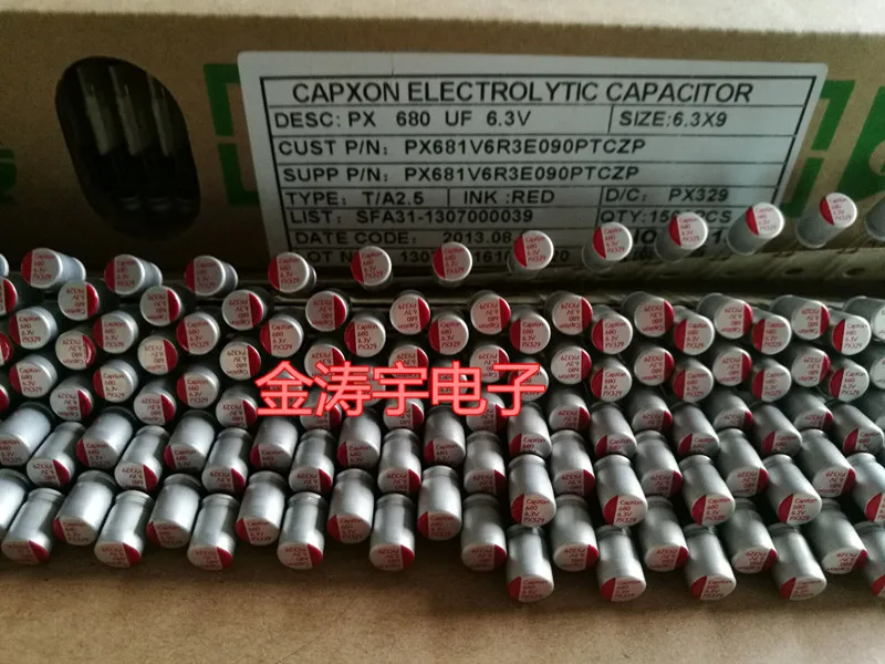 Твердое 6 3 X9 V680UF оригинальное зарядное устройство capxon твердотельные