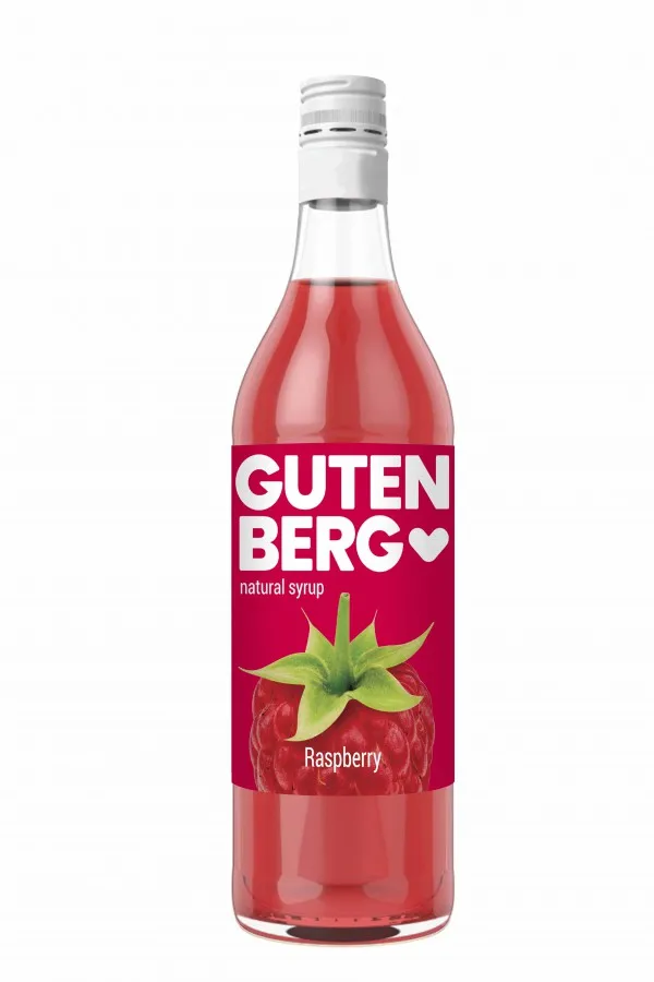 Gutenberg Сироп ароматизированный "Малина", 1 л afbeelding