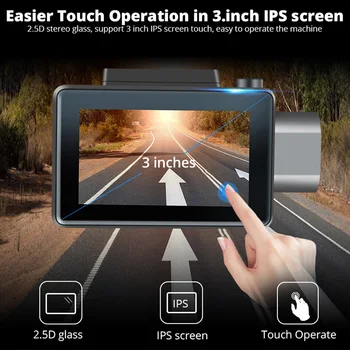 

3g G Sensor Auto Car Camera Invisible Parking Monitoring Dual Lens HD 1080P WIFI Driving Recorder Remote Control Night Vision