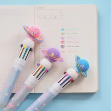 Candy Planet Моделирование 10 цветов массивная Шариковая ручка для школы офиса поставка подарок канцелярские принадлежности Papelaria Escolar
