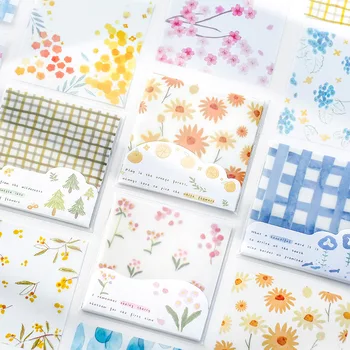 

30 pages/pack Among Forest Patchwork Sulphuric Acid Paper Memo Pad Decorative To Do List Planner Kawaii Notepad Stationery