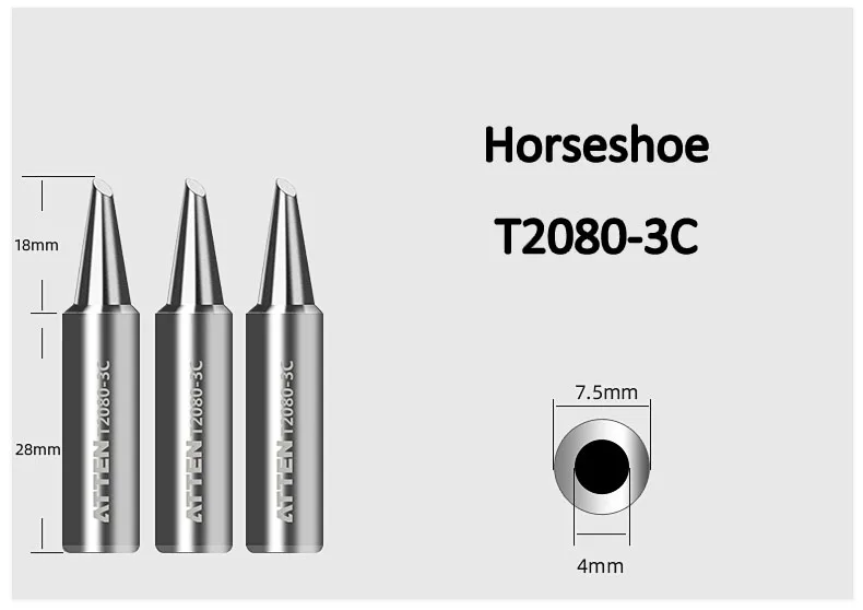 ATTEN, и аутентичный с наконечником для ST-2150 ST-2150D ST-2080 ST-2080D паяльник