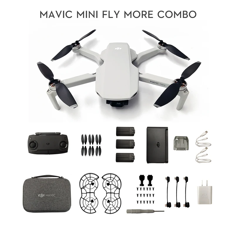 Портативный Дрон DJI Mavic Mini Fly More Combo MT1SS5 максимальное время полета 30 минут HD видео