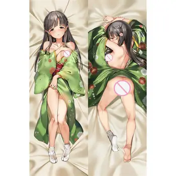 

Anime Dakimakura 2Way 160x50cm The Idolmaster Sae Kobayakawa Japanese Girl Sexy Body Hugging Pillow Case Waifu Gift for OTAKU