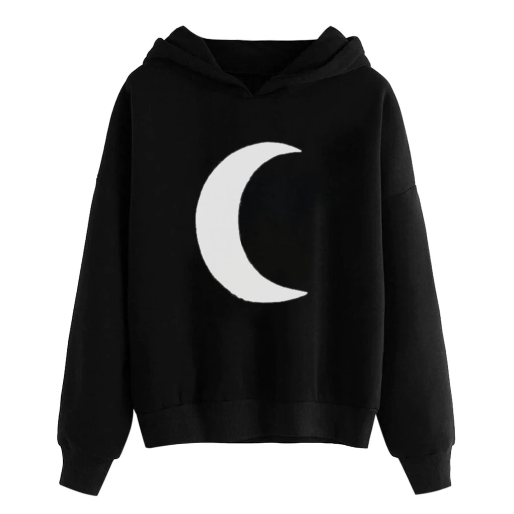 Hoodies Women Sweatshirts Large Size Leisure Printed Long Sleeve Casual Pullover Clothes Soft Cotton Korean Style Ladies 820