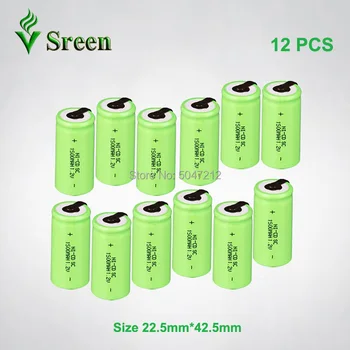 

NI-CD 1500mAh 1.2V SC Rechargeable Battery Cell DIY to Subc Rechargeable Battery Packs Electronic Accumulator with Nickel Sheet