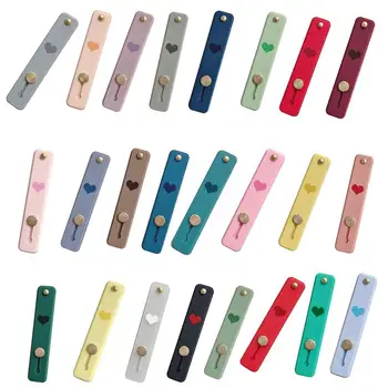 

Silicone Mobile Phone Ring Bracket Mobile Phone Back Sticker Bracket Multi-function Heart-shaped Push-pull Bracket