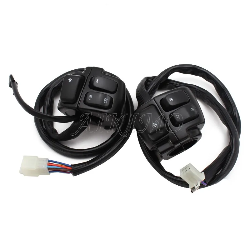 

Motorcycle 1" 25mm Handlebar Control Switch With Wiring Harness For CJK750 For Harley Motorcycle Switches