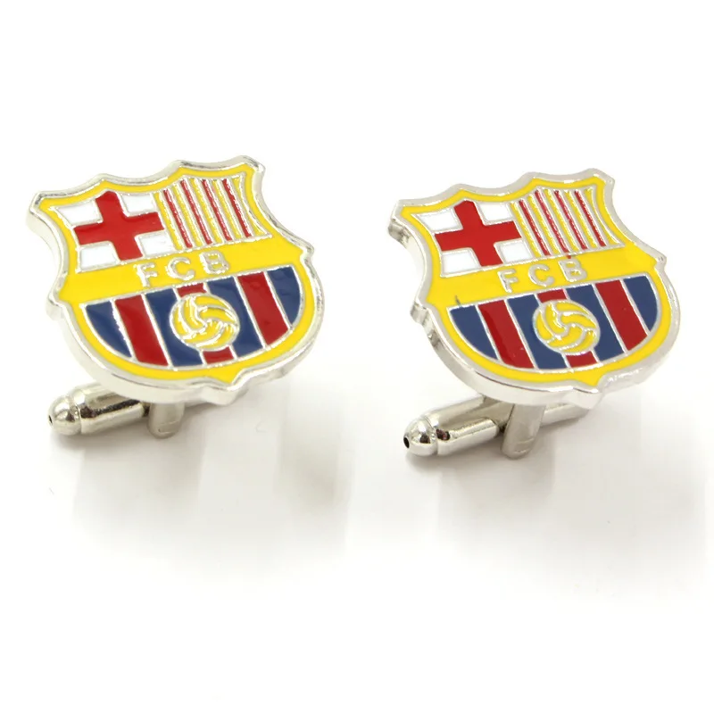

Champion Cufflinks Football Barcelona Bayern Munich Football Team Men French Shirt Metal Cuff Link