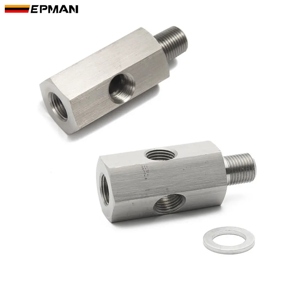 EPMAN 1/8 ''npt &amp &quotBSPT и M10X1.0 масло Давление Сенсор тройник ДНЯО адаптер турбо цена