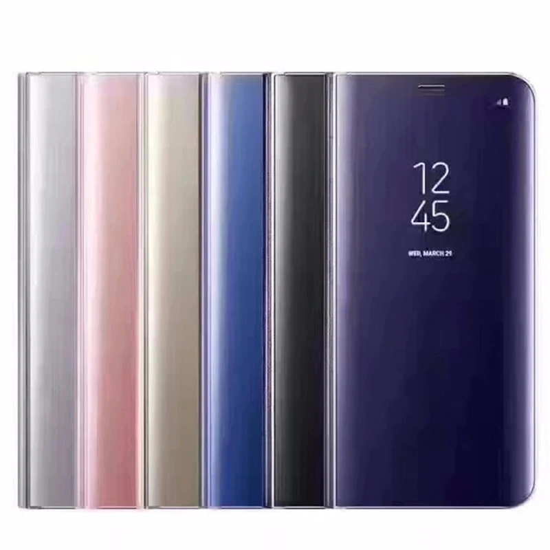 Для Samsung Galaxy A50 A70 A90 S10 5G S9 S8 Plus Note 9 8 A7 A9 2018 S10e M20 M30 чехол зеркальная подставка