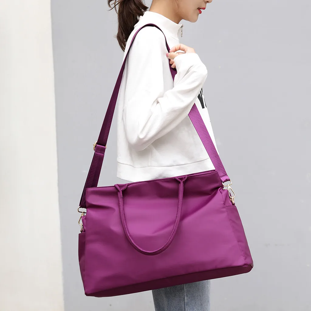Aelicy, модная Водонепроницаемая женская сумка, повседневная, большая, на плечо, нейлон, большая емкость, одноцветная, сумка-мессенджер, сумка на плечо