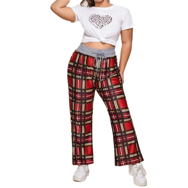 Plus Size Pants Sweatpants Women Baggy Casual Loose Drawstring Geometric Trousers Women Pantalones De Mujer Sports Women Clothes Plus Size Pants Sweatpants Women Baggy Casual Loose Drawstring Geometric Trousers Women Pantalones De Mujer Sports Women Clothes