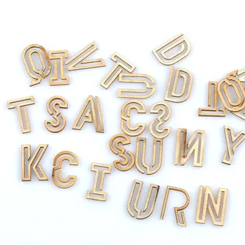 

Missxiang 78PCS Wooden Capital Letters Alphabet DIY Wood Cutout Discs for Patchwork Scrapbooking Arts Crafts 26 Letters 3 Sets