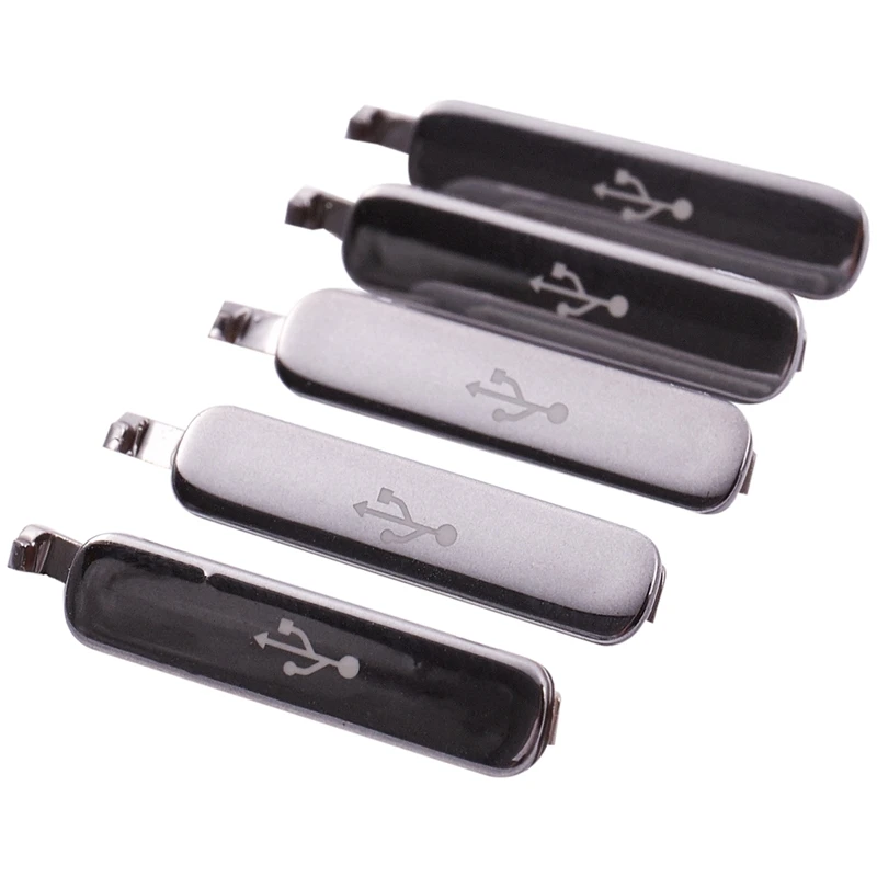 FFYY-5 x USB зарядное устройство Порт крышка Зарядка для samsung Galaxy S5 SV i9600 G900V+ инструменты часть