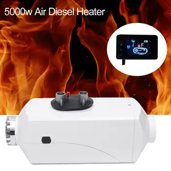

Car Heater 12v/24V 5KW LCD Display Aluminum Alloy Housing Air Heater Fuel Heater Cars Trucks Diesel Heater For Parking Heater