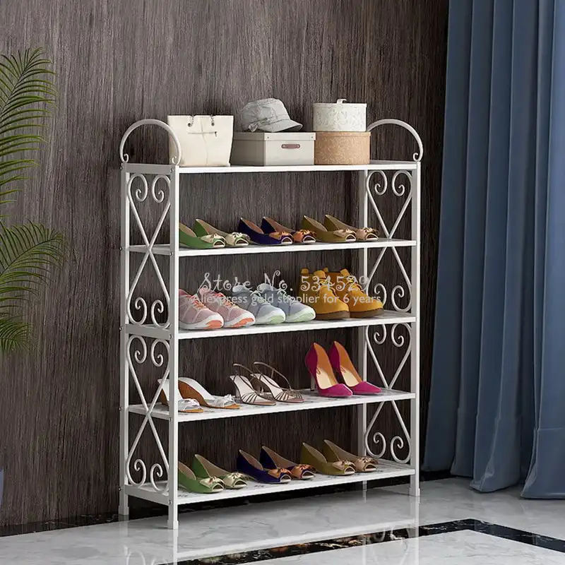 metal shoe rack