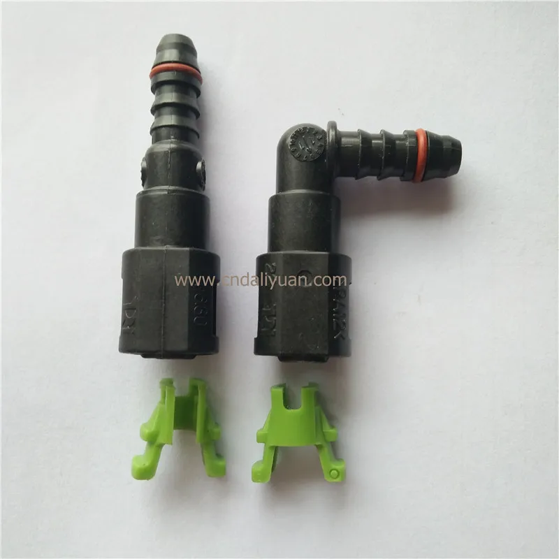 6.30mm ID6 SAE Fuel pipe fittings auto Fuel line quick connector plastic female gasoline connector for CRV 10pcs a lot