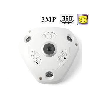 

Panoramic Camara IP 3MP 360 Degree Two Way Audio Wifi Camera Wi-fi Home Security Wireless Video Surveillance Camera Mini ipcam