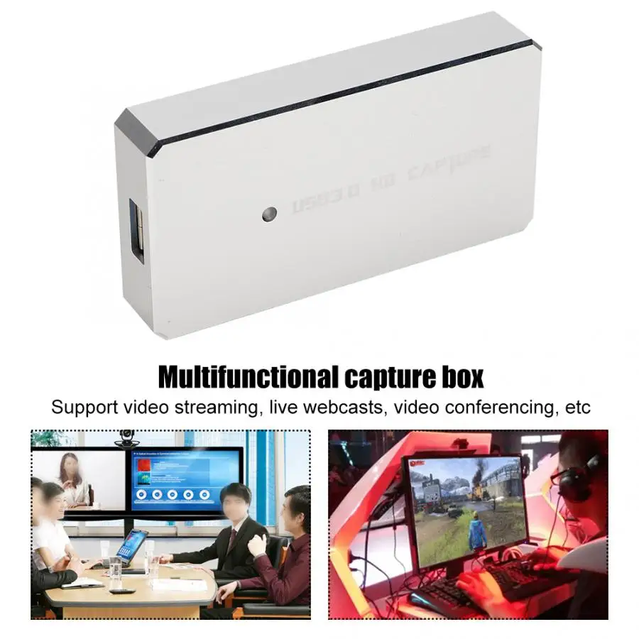 Тв тюнер карта для windows 10 USB 3,0 HDMI HD драйвер видео прямая трансляция рекордер захвата коробка для Windows/ТВ тюнер