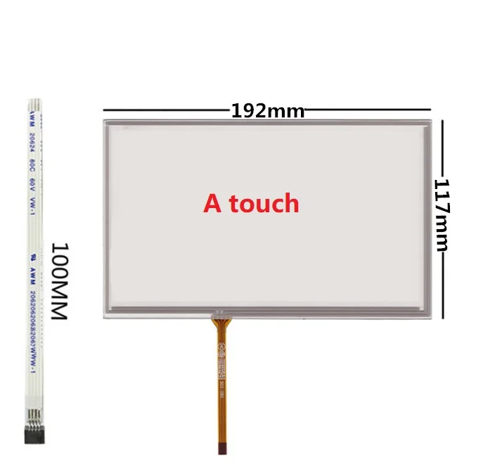  Latumab 8 inch LCD Screen AT080TN64 DVD Navigation Tablet PC MID CAR GPS LCD Display Screen Panel +