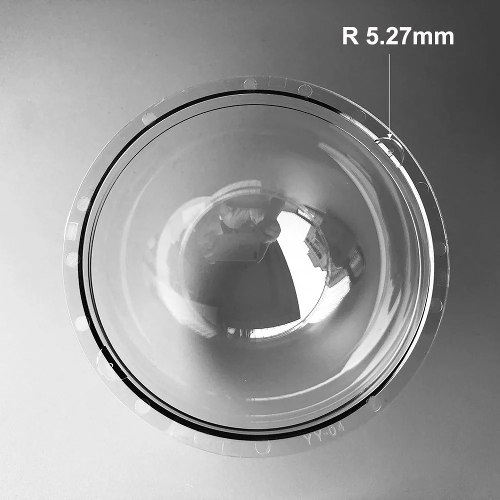4.3 Inch Indoor Outdoor Acrylic PC Clear Dome Cover Security Surveillance CCTV Camera Housing Ball Transparent Case 109x56.2mm