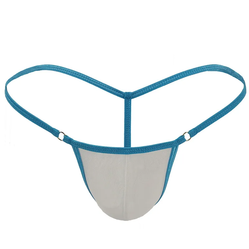 Men Pouch Jockstrap Bikini G-String Underwear T-Back Briefs Lingerie Swimwear