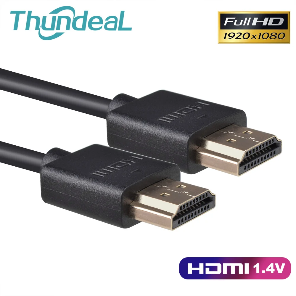 ThundeaL HDMI кабель 1 5 м высокая скорость позолоченный 4 1080P для HDТV XBOX PS4 Компьютер ТV Box