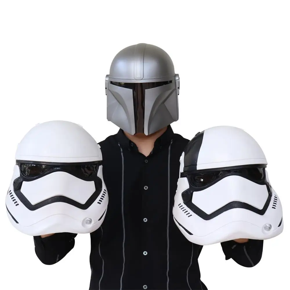 

Stormtrooper Helmet Mask Cosplay Imperial Army Latex Masks Helmets Halloween Carnival Props