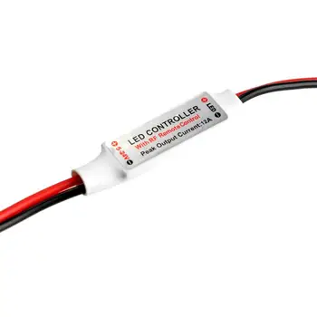 

Mini LED Controller Dimmer with 11 Key RF Wireless Remote Control DC 5~24V 12A for Single Color 3528 5050 LED Strip Lights JK044