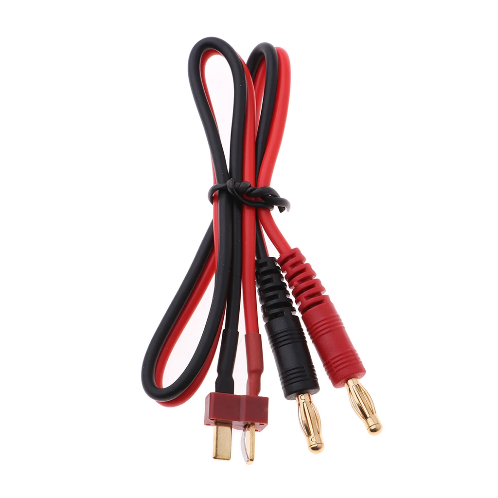 Rc B6 Lithium Battery Charge Cable 14awg 4mm Banana  Plug To T Plug