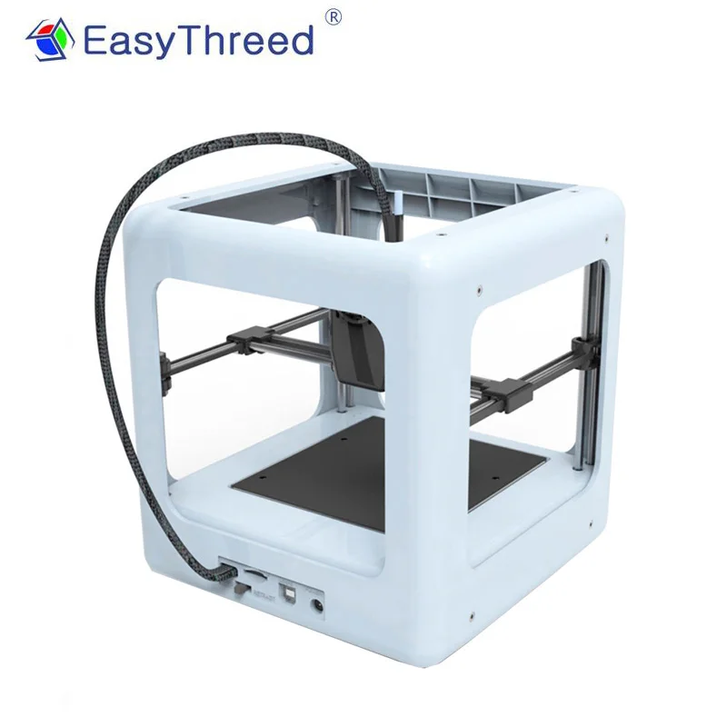 EasyThreed мини FDM 3d принтер для детей простой в эксплуатации бытовой образование большой праздник Рождество DIY печать подарок для детей