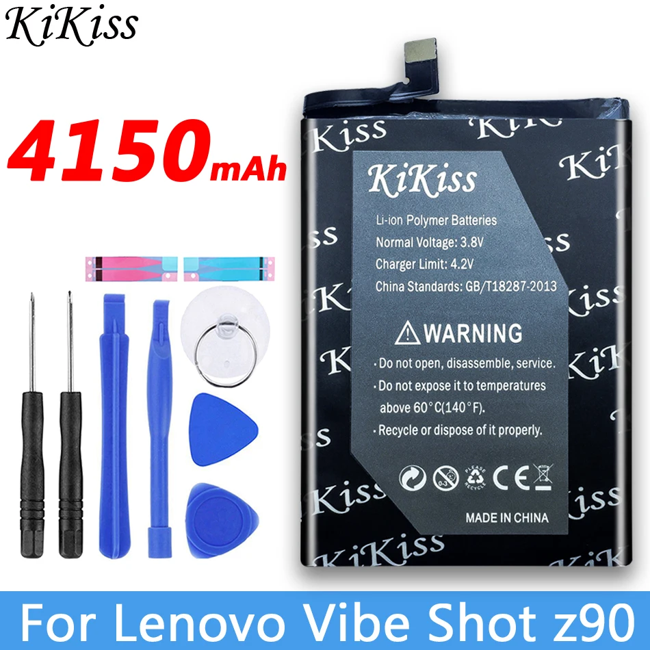 Большой аккумулятор 4150 мАч для Lenovo Z90 Vibe Shot Z90A40 мобильный телефон большой емкости