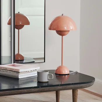 

Nordic simple Danish model room table lamp minimalist designer study living room lamp Nordic bedroom bedside table lamp