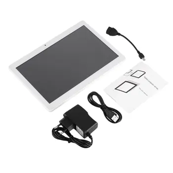 

KT107 10.1" Android Tablet Unlocked Dual SIM 2G/3G WIFI 16GB Tablet with 2K HD IPS Screen & Metal Case EU Plug