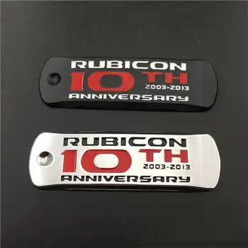 

10pcs 3D Car Sticker for Jeep Rubicon 10th Emblem Grand Cherokee Commander Wrangler Jk Tj Jl Liberty Patriot Compass Renagade