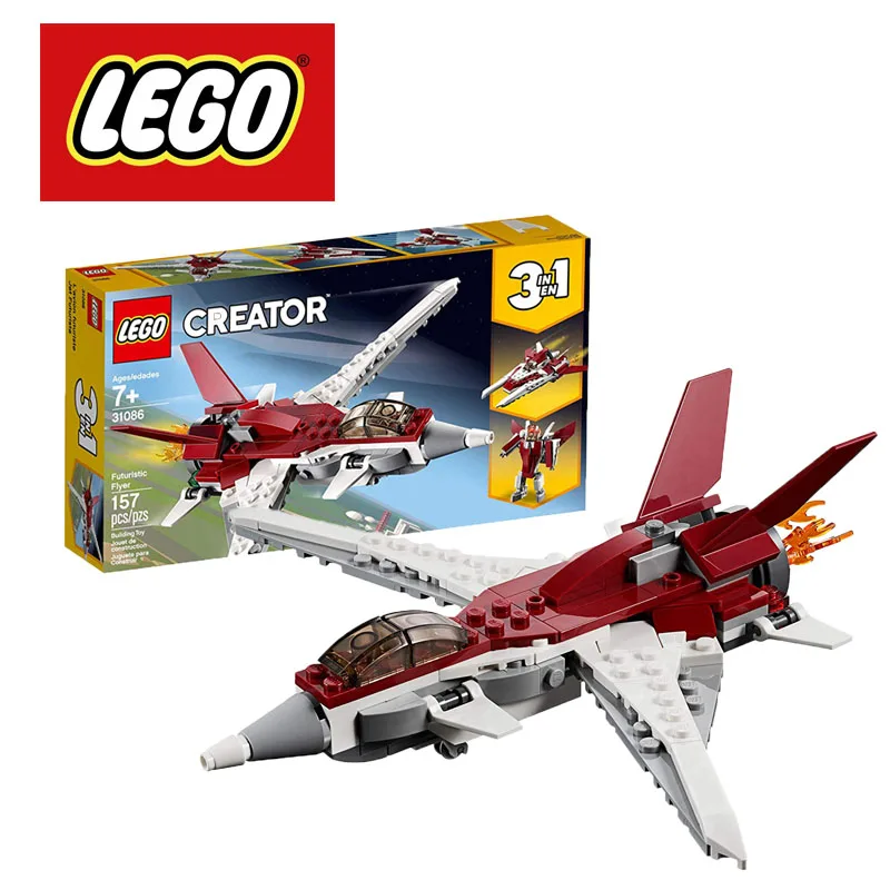 

LEGO Creator 3in1 Futuristic Flyer 31086 Building Kit (157 Piece) Building Blocks DIY Educational Children Christmas Gifts