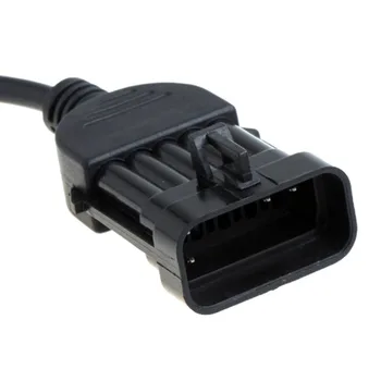 

1pc Diagnostic Cable Connector OBD2 Black Accessories For Opel/Vauxhall