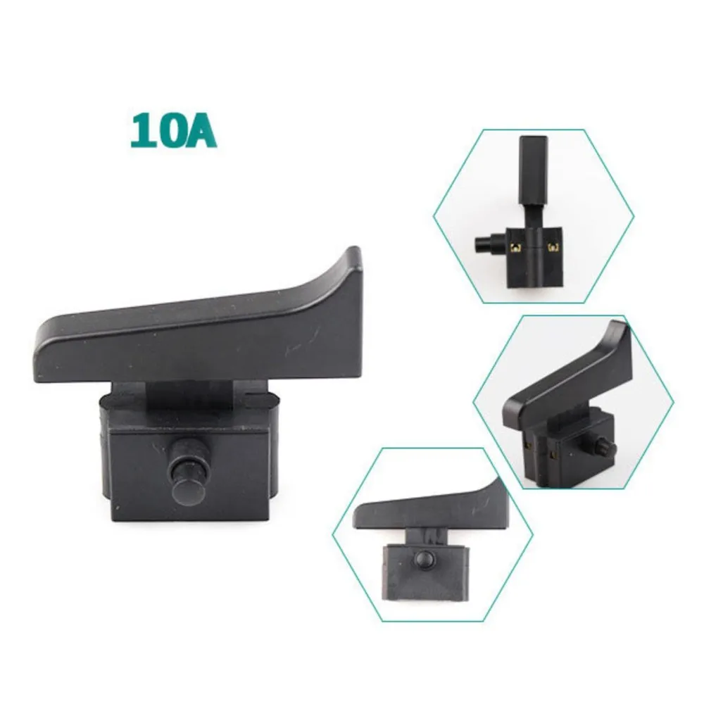 Interruttore FA2-10/2DB Per Utensili Elettrici | 10A 250V AC DPST, Senza Blocco | Sostituzione Per Macchina Da Taglio 355 E Tritonici | Montaggio Facile, Durevole E Sicuro