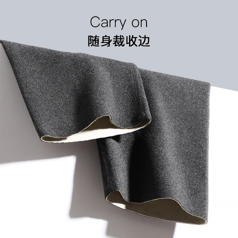 Men's Long Trousers Seamless Thermal Pants Autumn and Winter Plus Velvet Thick Thin Cotton Wool Pants Tight-fitting Underpants