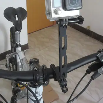 

Aluminium Extension Arm Metal Pole Mount Helmet For Gopro 4 2 3 SJ4000 Hero 3 K2H1
