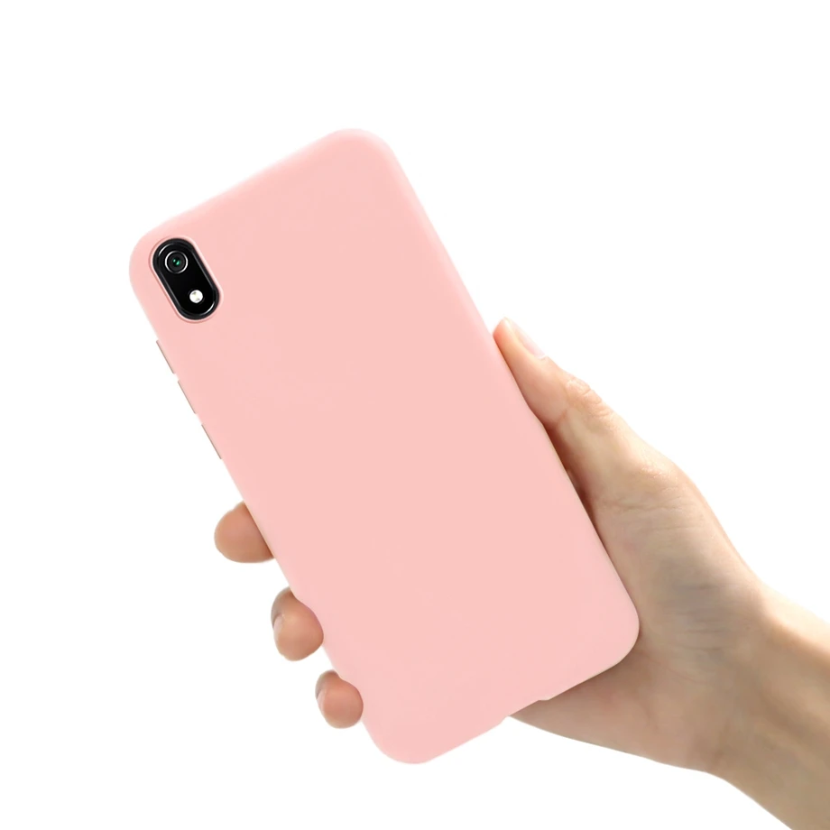 Phone Case For Xiaomi Redmi 9A Matte Black Cover Silicon TPU Soft Cases Back Cover For Xiomi Xiaomi Redmi 9A 9 A A9 Redmi9A Case