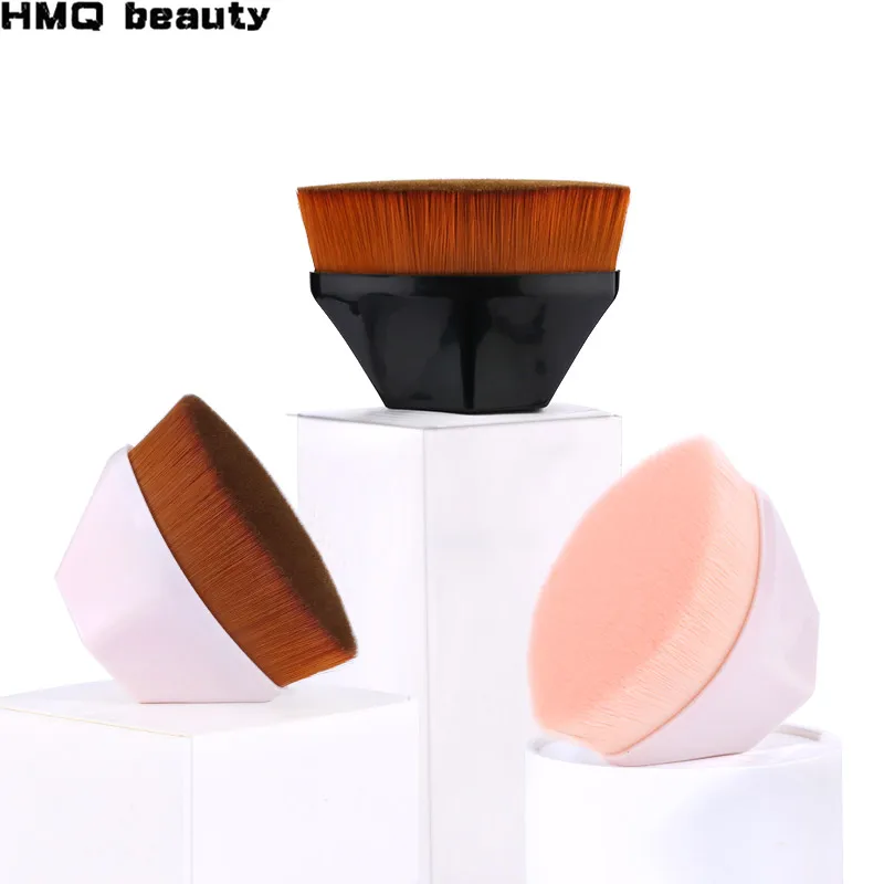 Профессиональная Кисть для макияжа не маркирующая мягкая плотная щетина