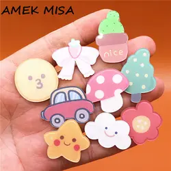 Jibz – nœud d'arbre de voiture en PVC, 10 pièces par Lot, accessoires de chaussures, décorations pour croco, breloques, cadeaux pour enfants 