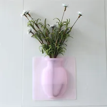 Современная ваза для украшения интерьера с силиконовая наклейка садовый гаджет растение обслуживание ваза декоративная стенная ваза Wazon 30JULY24