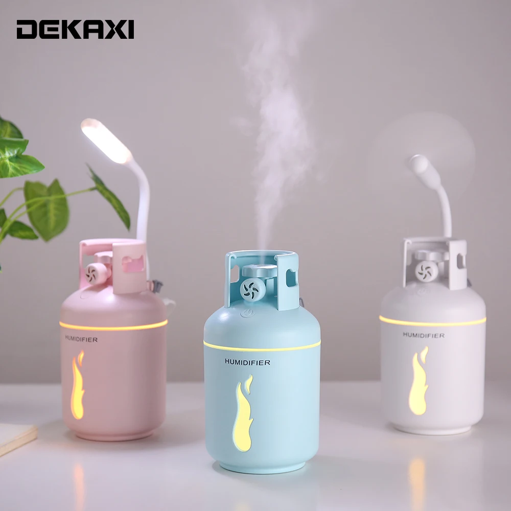 DEKAXI 300 мл USB газовый бак увлажнитель воздуха ультразвуковой эфирный ароматерапия