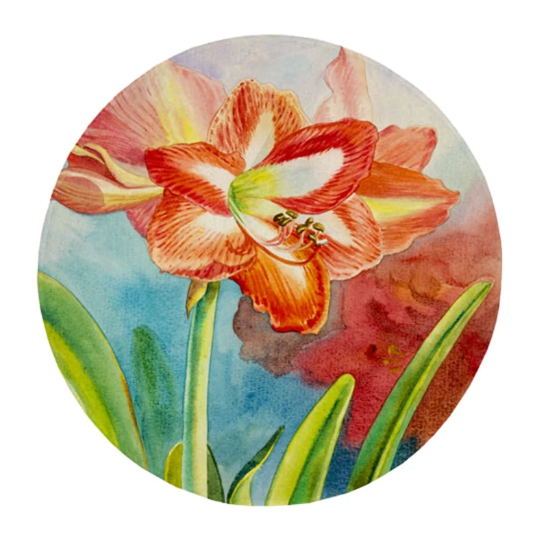 80x80 см зеленый Растительный круглый ковер напольные коврики войлочный пол коврик для гостиной